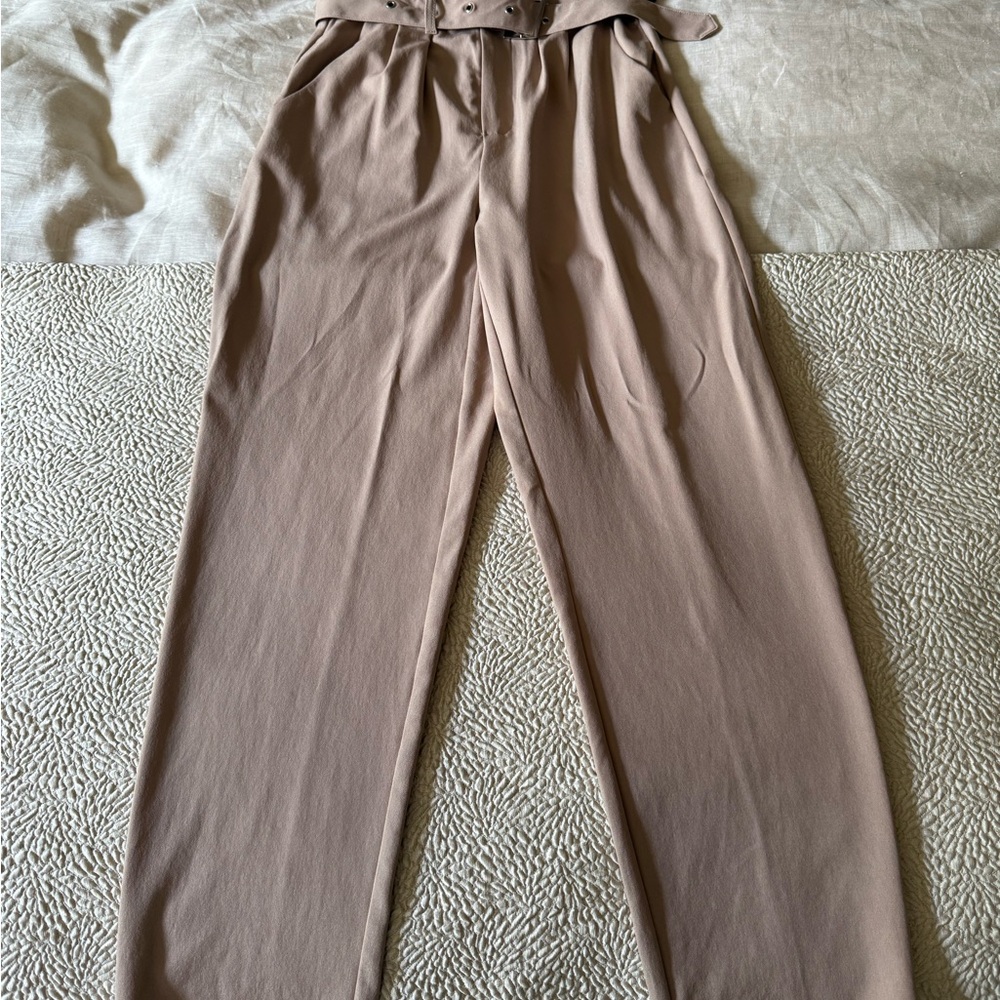 Elegant Tan Women's Pants
